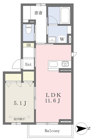 ヒルズ桜小路の物件間取画像